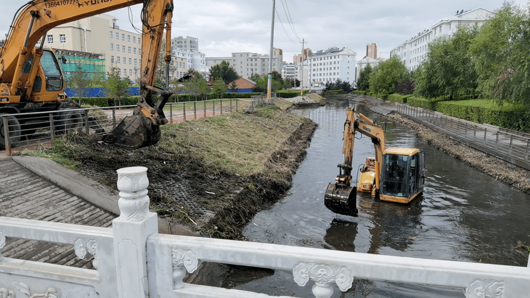生态优先 绿色发展丨河道清淤疏浚 助推环境治理_海拉尔区_保护_水体