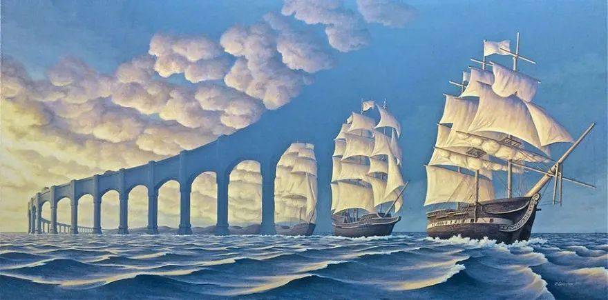 25张视觉错觉空间插画,创造出令人难以置信的幻觉!_世界_现实_作品