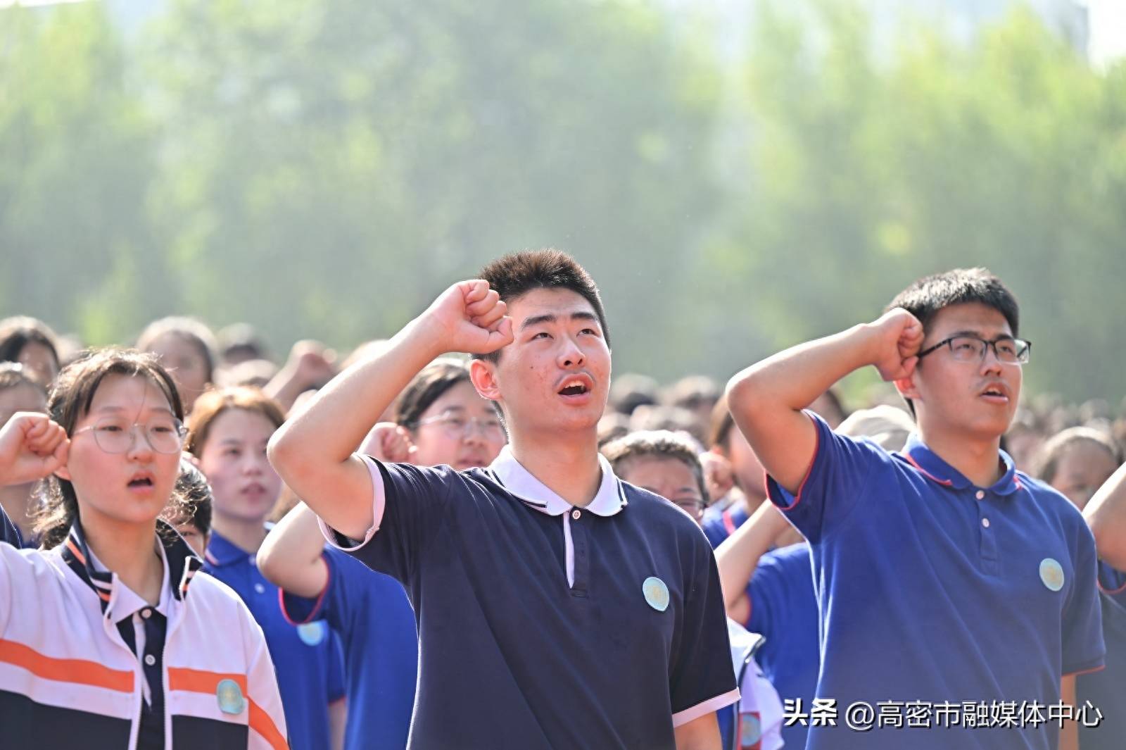 高密三中举行2023年秋季开学典礼暨教师节庆祝大会_发展_康成_科学