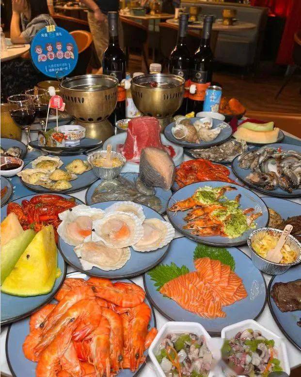 「喜庭海鲜自助」149元 元/份开抢原价228 喜庭海鲜自助|单人通用海鲜
