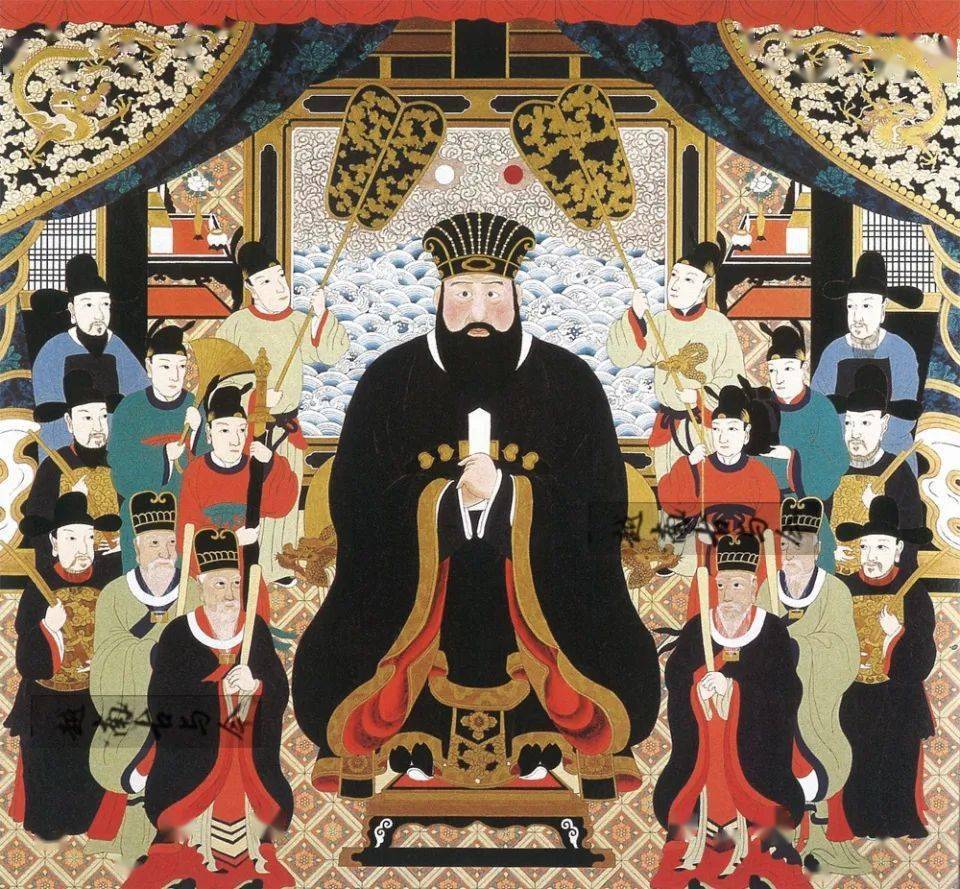琉球国王画像:国王服饰是明朝皇帝赐予,犹如中国官员