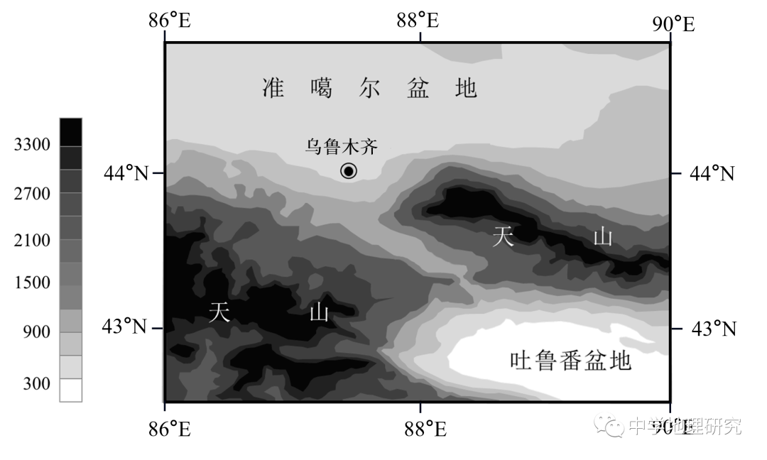 达坂城地形图图片