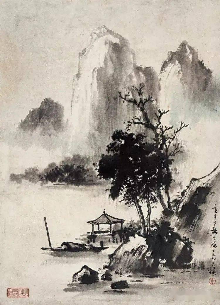 清新秀丽,大师黄幻吾山水画作雅赏