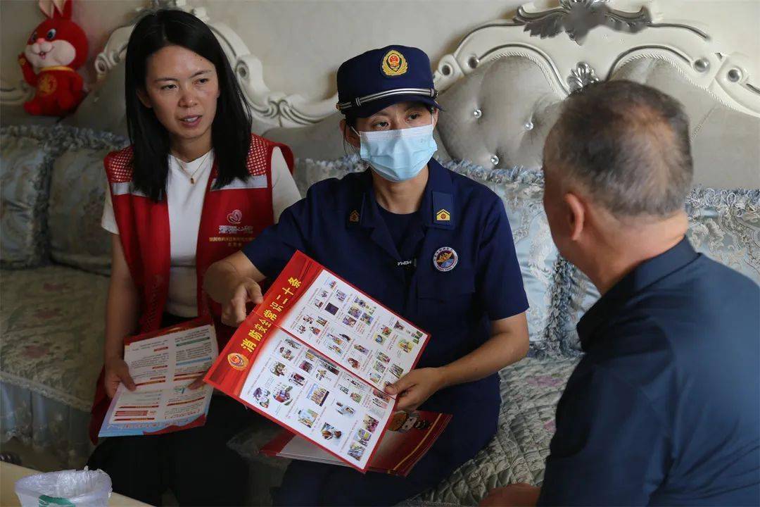 银川市消防救援支队兴庆大队以"五进"宣传为主线 打好消防安全保卫战
