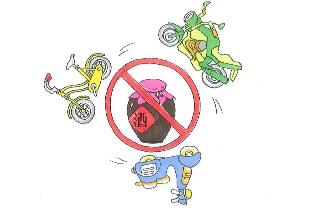 我表哥在家喝酒后,骑电动车去超市,路上被交警拦截查酒驾,经检测其