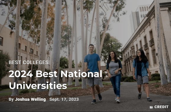 USNews最新2024年美国大学排名