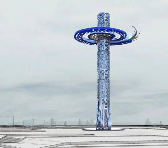 总部新城logo,门户雕塑等你pick!