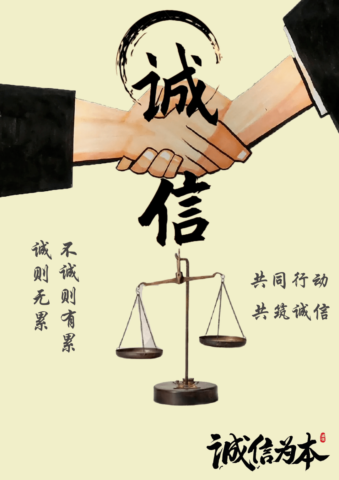 诚信兴商 央企先行|诚信宣传海报精彩来袭