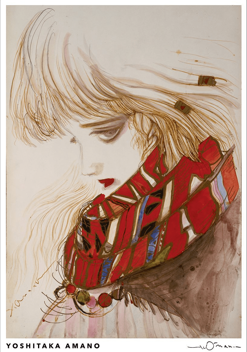 放弃画顶级裸女,但他还是日本国宝级艺术家_天野喜孝_动画_幻想