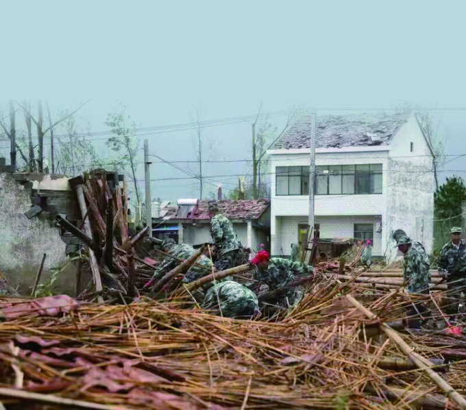 盐城宿迁两地遭遇龙卷风致伤亡 9月中下旬出现龙卷风也非常罕见