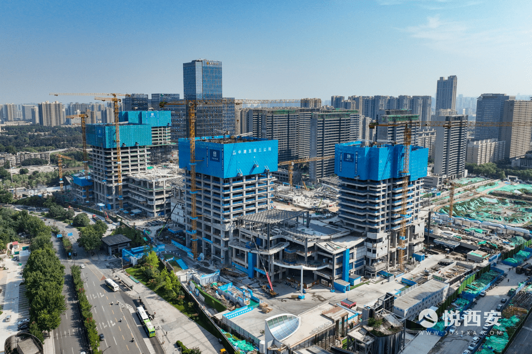 航拍西安ccbd,这次能看到哪些变化_发展_城市_区域
