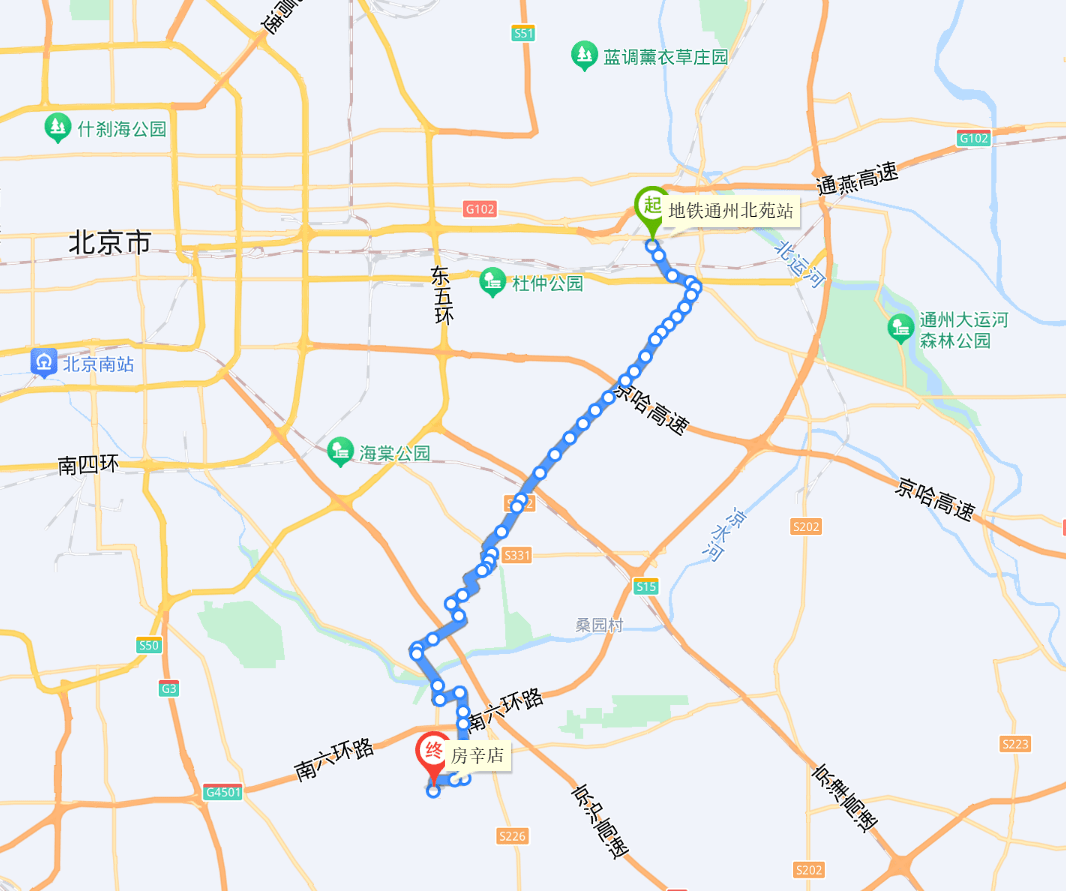 t102公交线路图图片