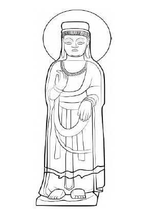 邺城周边分布着以南,北响堂山石窟为代表的北朝晚期石窟群,开凿于东魏