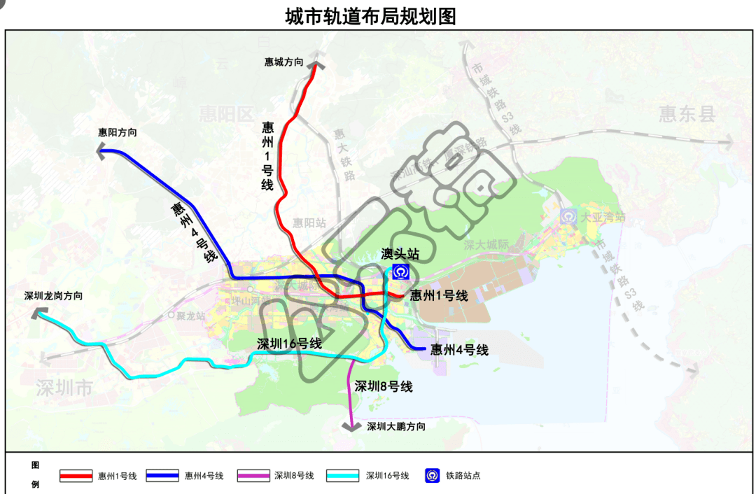 惠州铁路规划图图片