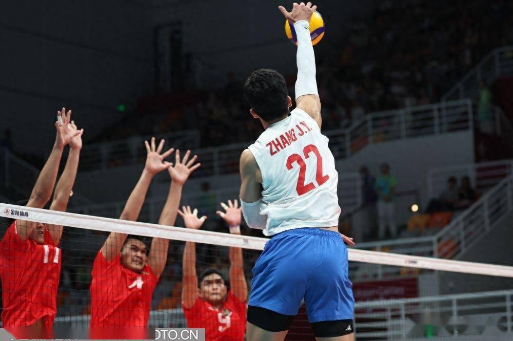 杭州亚运会| 男排前12名交叉赛 中国3比1印尼三连胜_景胤_排球_男子