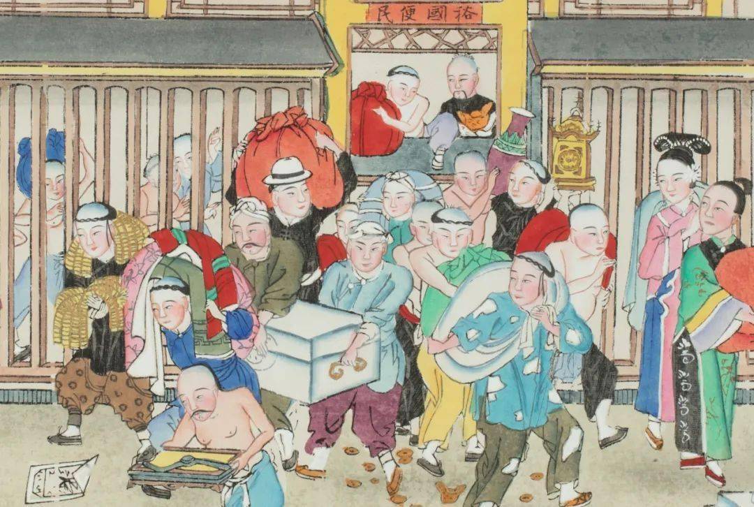 云欣赏 | 庚子之变:"抢当铺"题材版画中的民众觉醒(上)_年画_贫民
