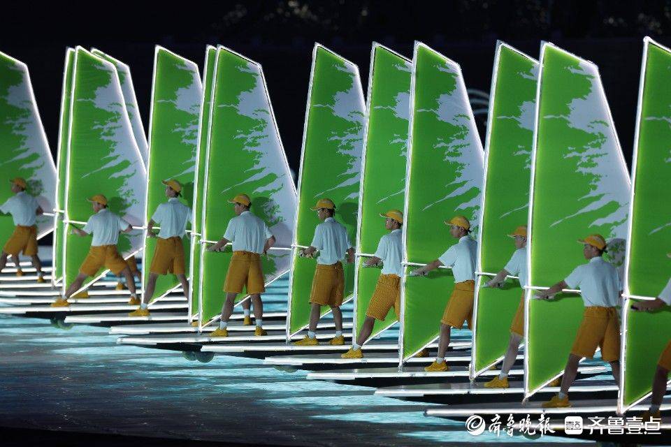 钱塘潮涌，开幕式“硬核”科技超震撼_交叉_杭州_亚洲