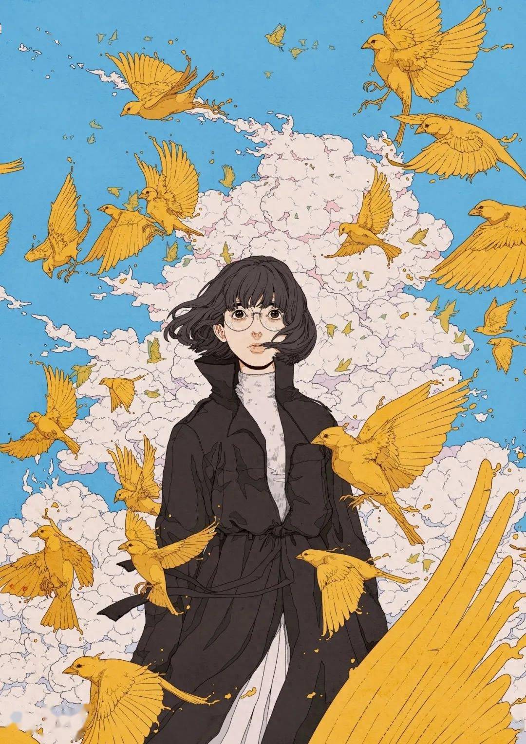 她的作品多描述自然的蛮荒阴郁的神怪故事再加上北欧神话的影响和