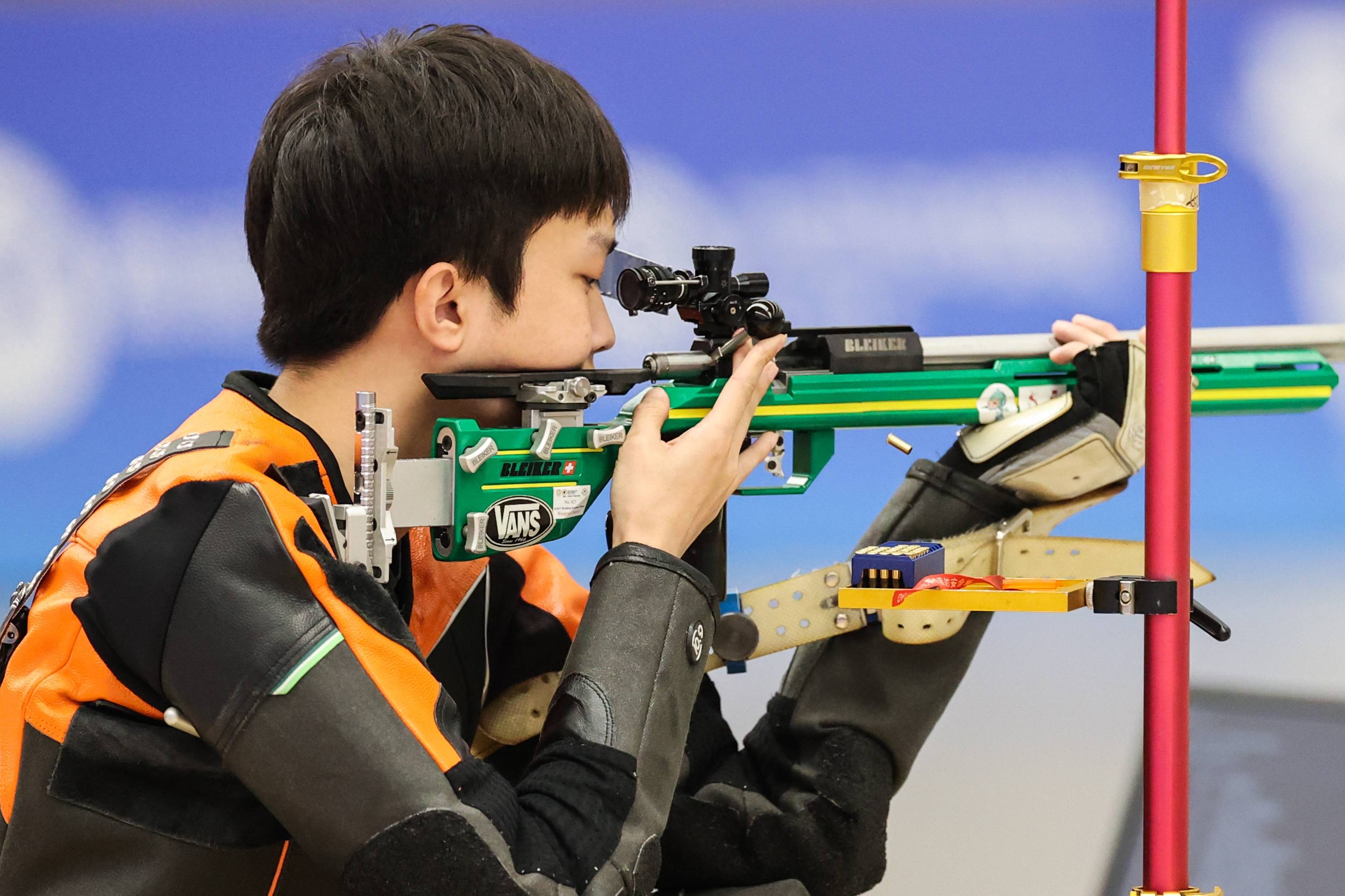(杭州亚运会)射击——男子50米步枪3种姿势:杜林澍获得金牌