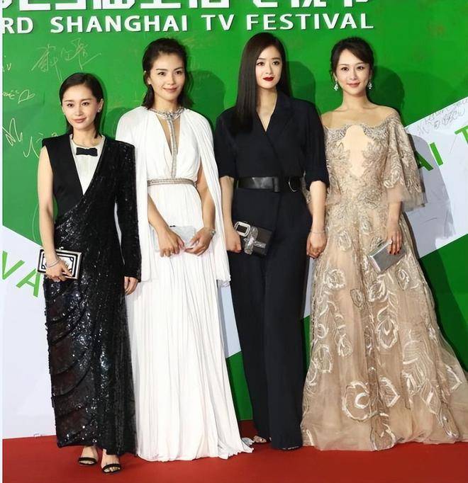 看98斤刘涛和110斤蒋欣合影,彻底没体重焦虑,身材比气质更重要_造型