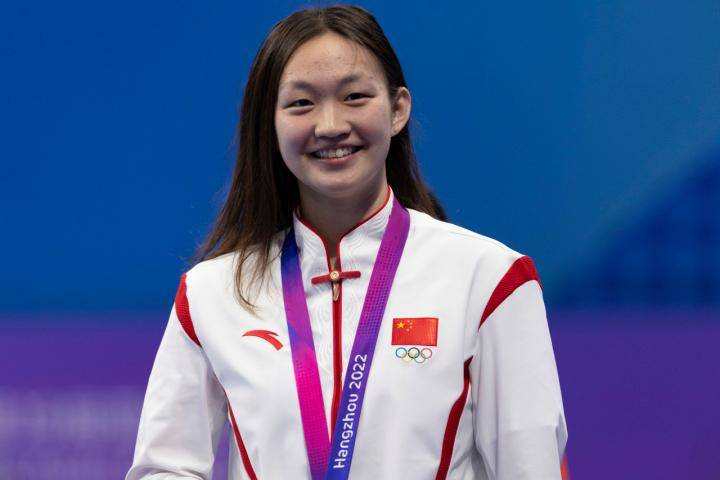 李冰洁夺得女子800米自由泳冠军(组图)_中国队_游泳_亚运会