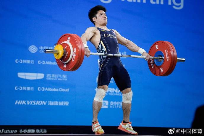 李发彬获杭州亚运中国举重首金_kg_决赛_抓举