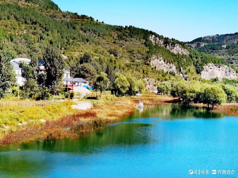 双节拍丨南部山区近郊游,天蓝蓝水蓝蓝的锦绣川水库