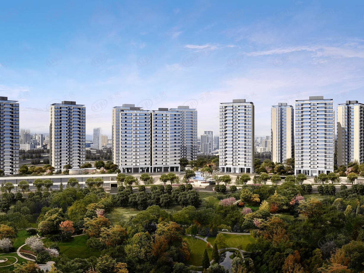 重庆大渡口西派宸樾 价格曝光 约13500元/㎡_min_公园_楼盘