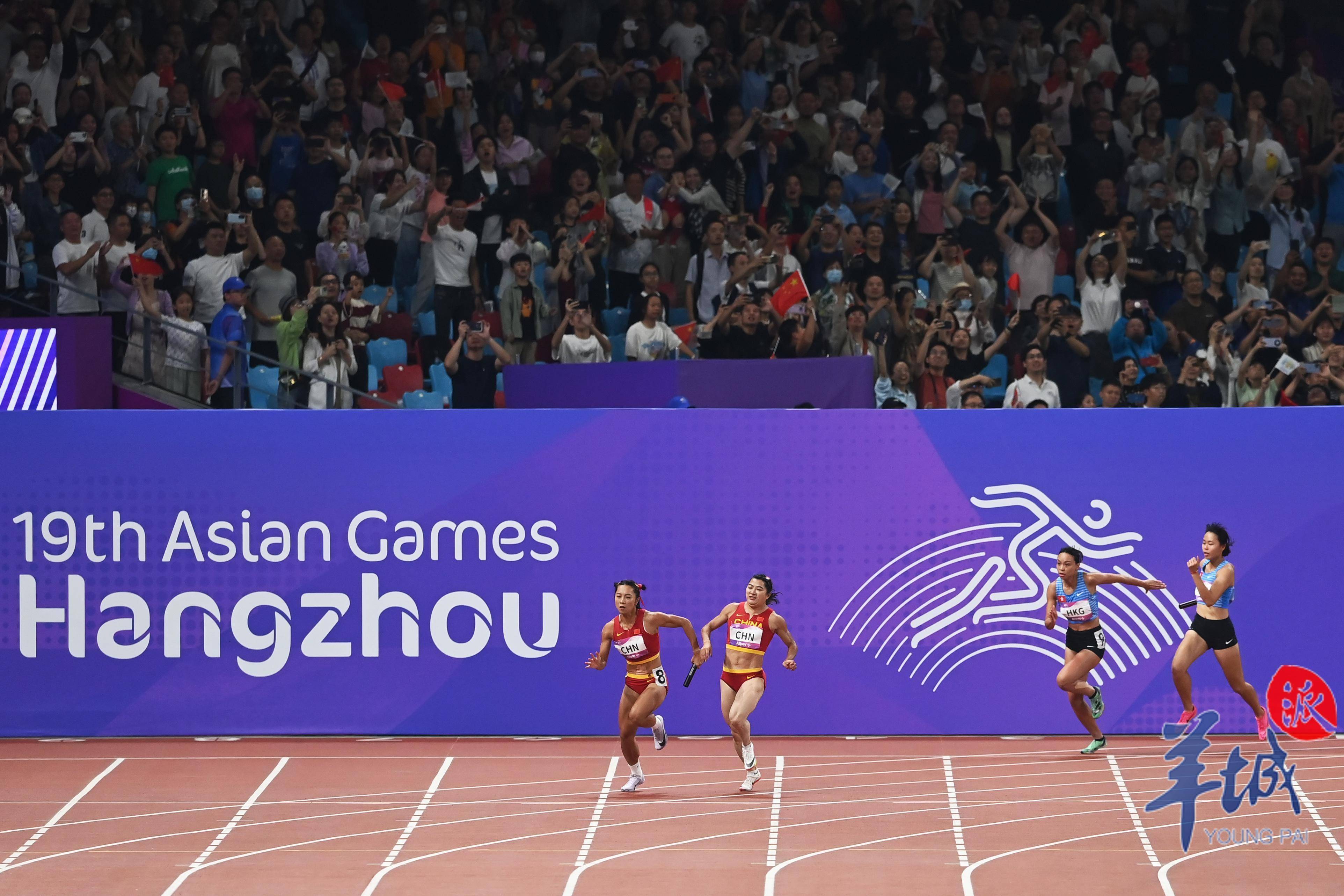 图集|中国队包揽男女4×100米接力金牌_中国军团_陈佳鹏_葛曼棋