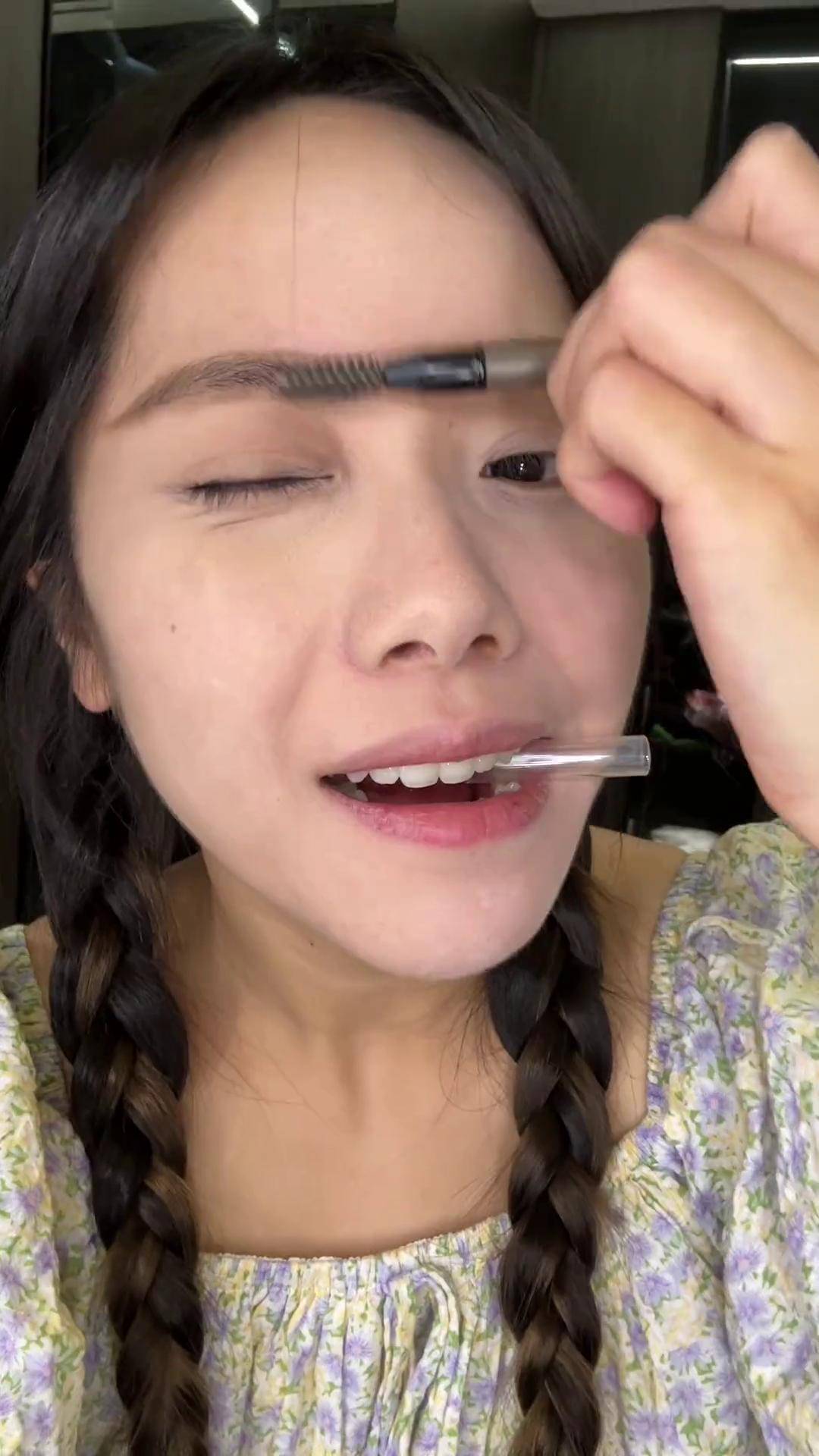 故意画一个很丑的妆 看看我老公会有什么反应情侣 恋爱日常