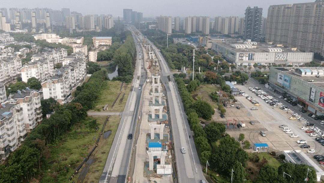 张家港城区快速路第三季度施工进展纵览_工程_占比约_建安