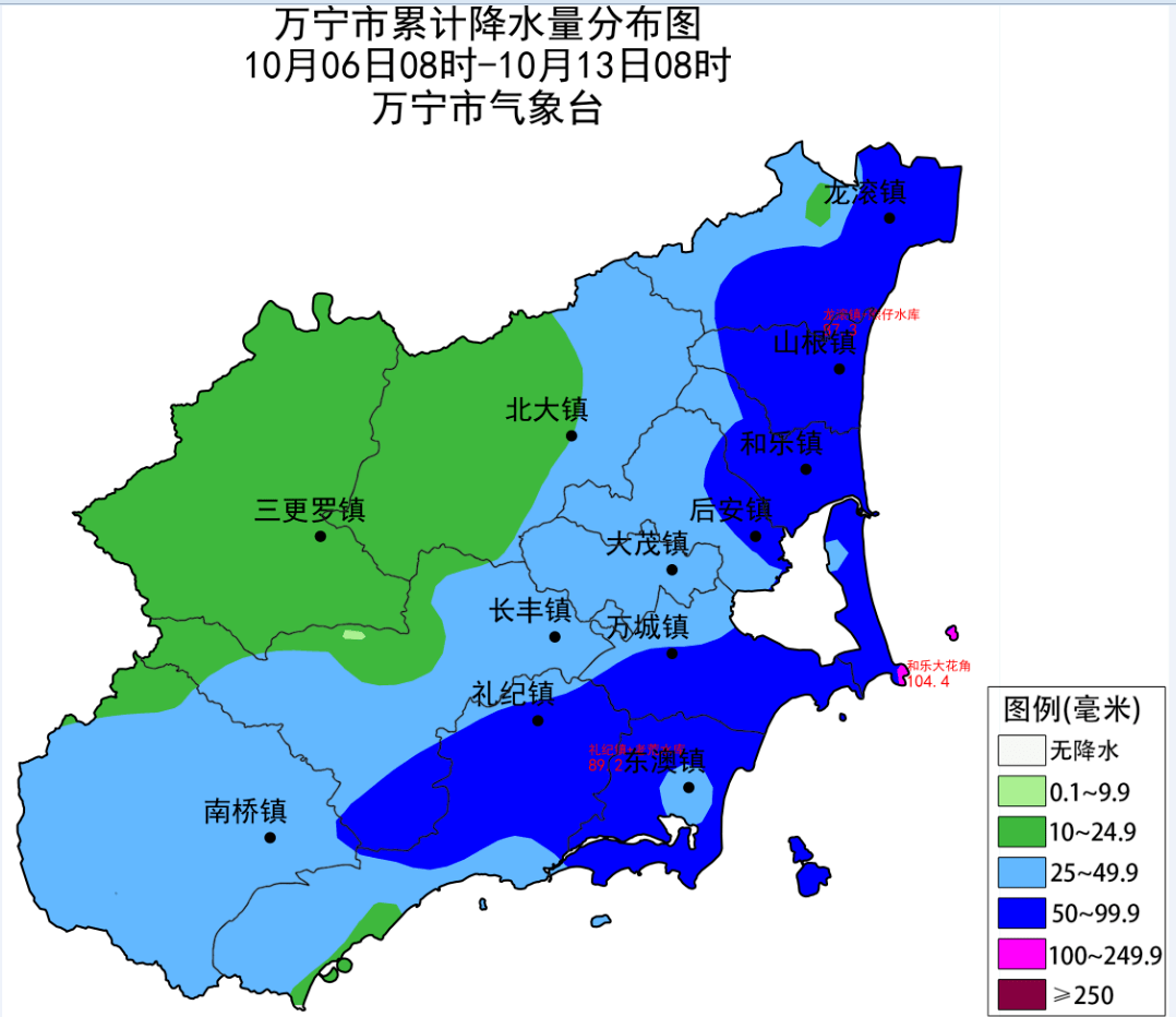 万宁市乡镇地图图片