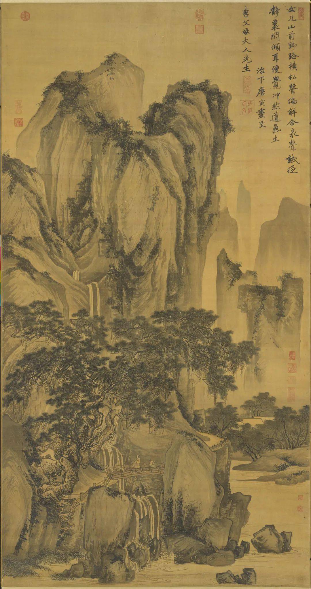 陸治 《花溪漁隱》(明代)春1 宋·郭熙 《早春圖》2 宋·米芾 《春山