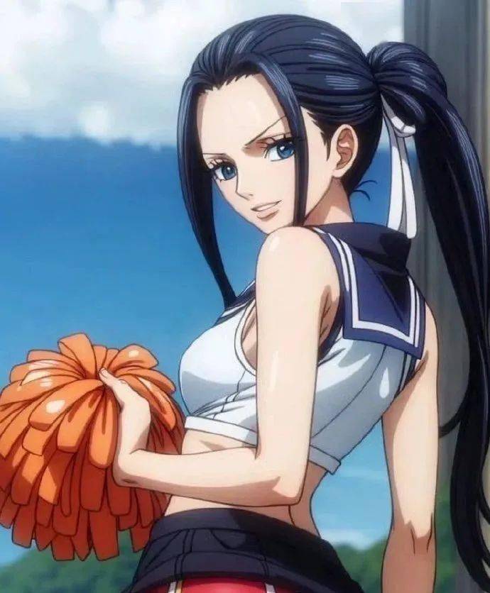 女帝&罗宾,这样的啦啦队,应该拿冠军!