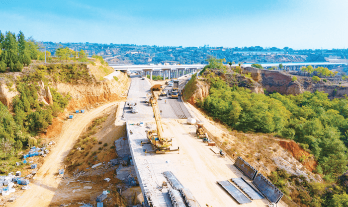 铆足干劲冲刺跑 项目一线施工忙_襄垣_黎霍_工程