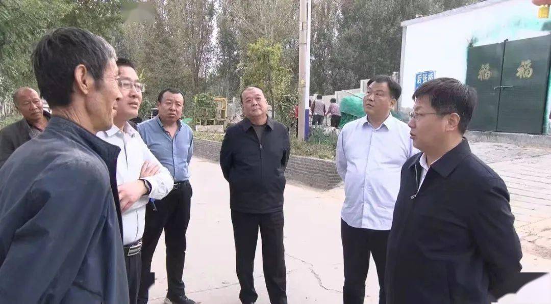 武邑:县长王桂冰现场督导城乡环境整治工作_乡镇_城市_问题