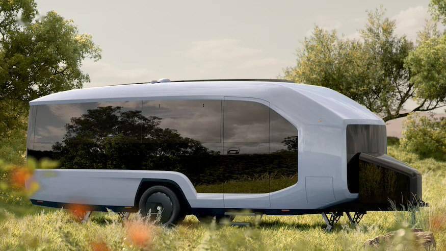 初创公司 Pebble将推出其首款智能拖挂房车，采用大量创新技术 可与新能源汽车完美对接