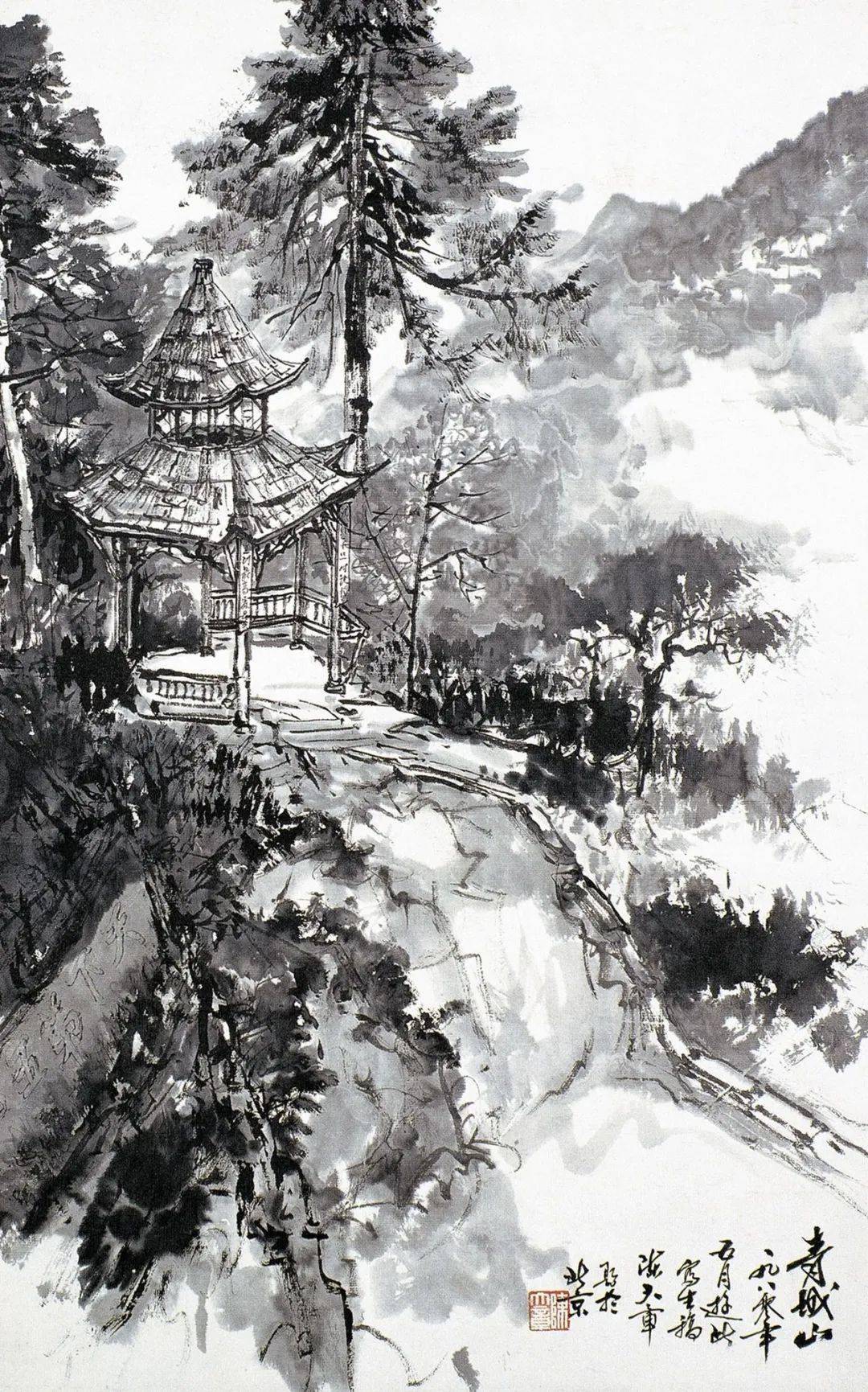 陈大章先生的山水画:大势磅礴气韵生动,美_经典_高清_版权