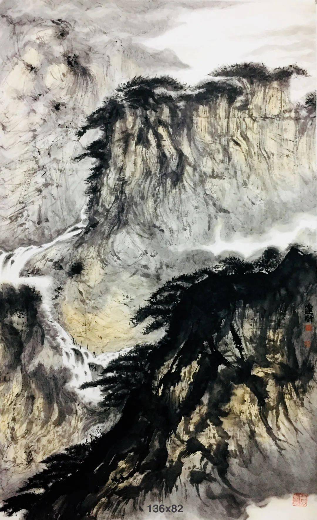 金陵画派代表画家尚连壁作品欣赏_当代_中国_山水画