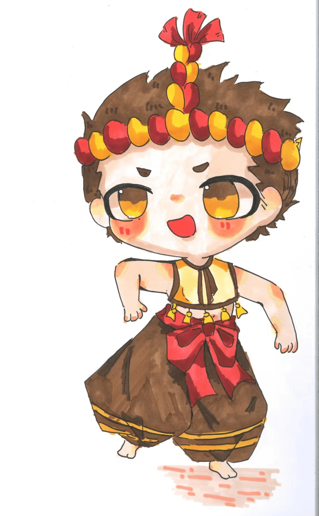 学员:赖展颜▲《风狮爷》学员:洪湘怡▲《高甲戏八仙贺寿》学员:陈辰