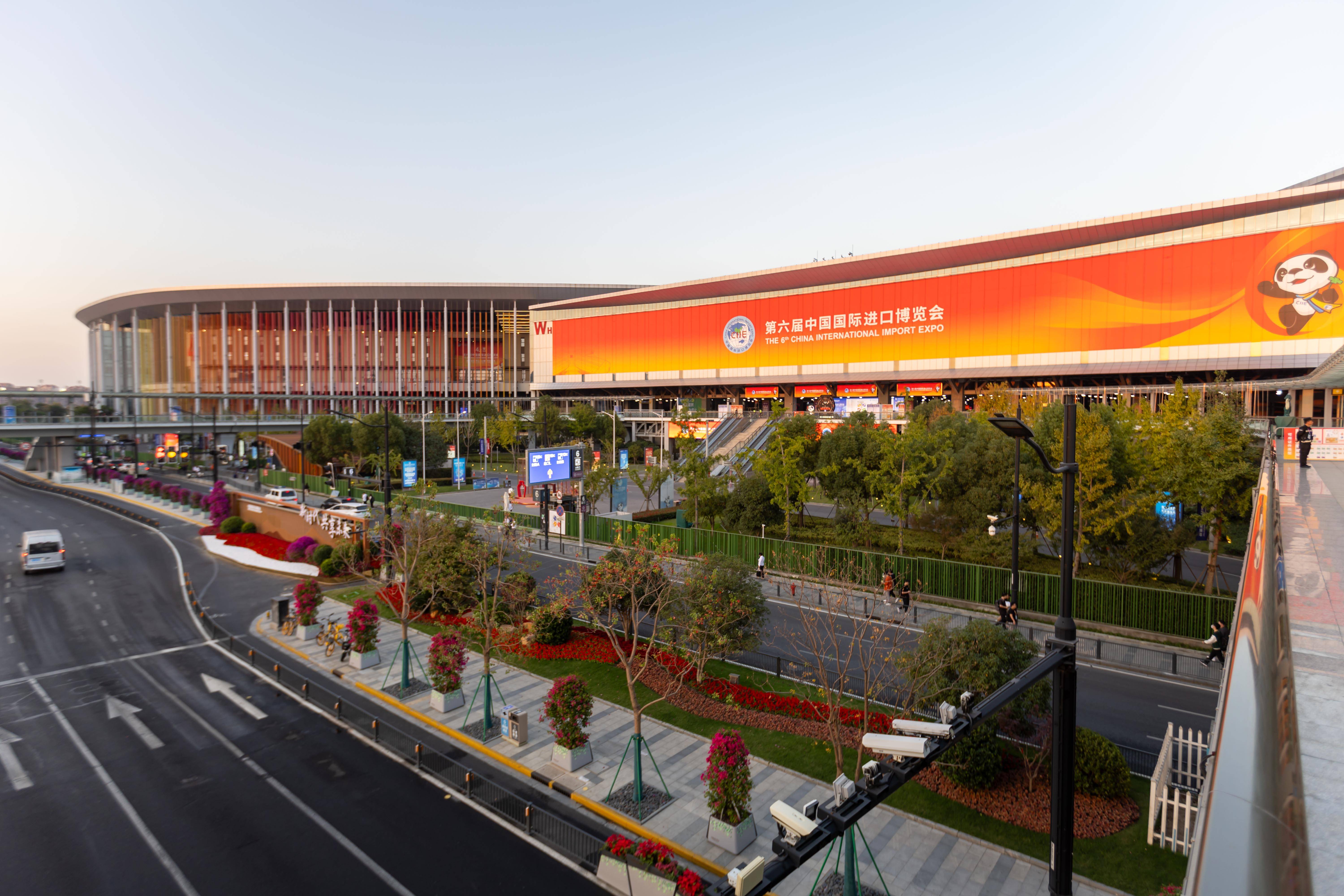 新华社记者 王翔 摄第六届中国国际进口博览会即将在上海举行,国家