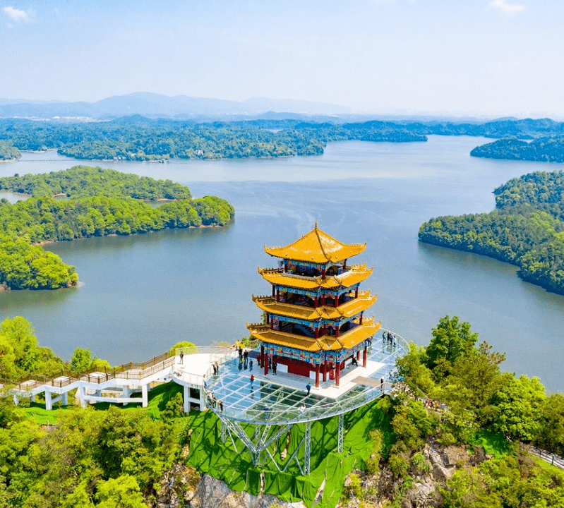 舜耕山仙女湖图片