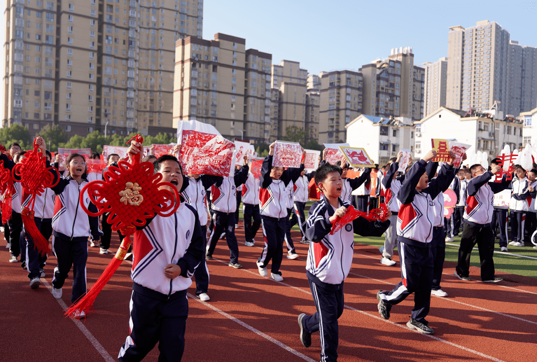 一场运动会,一堂大思政课!皋城中学这场运动会开幕式一起来感受下