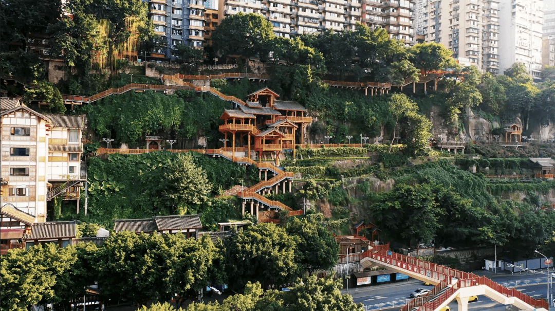 重庆环城墙步道图片