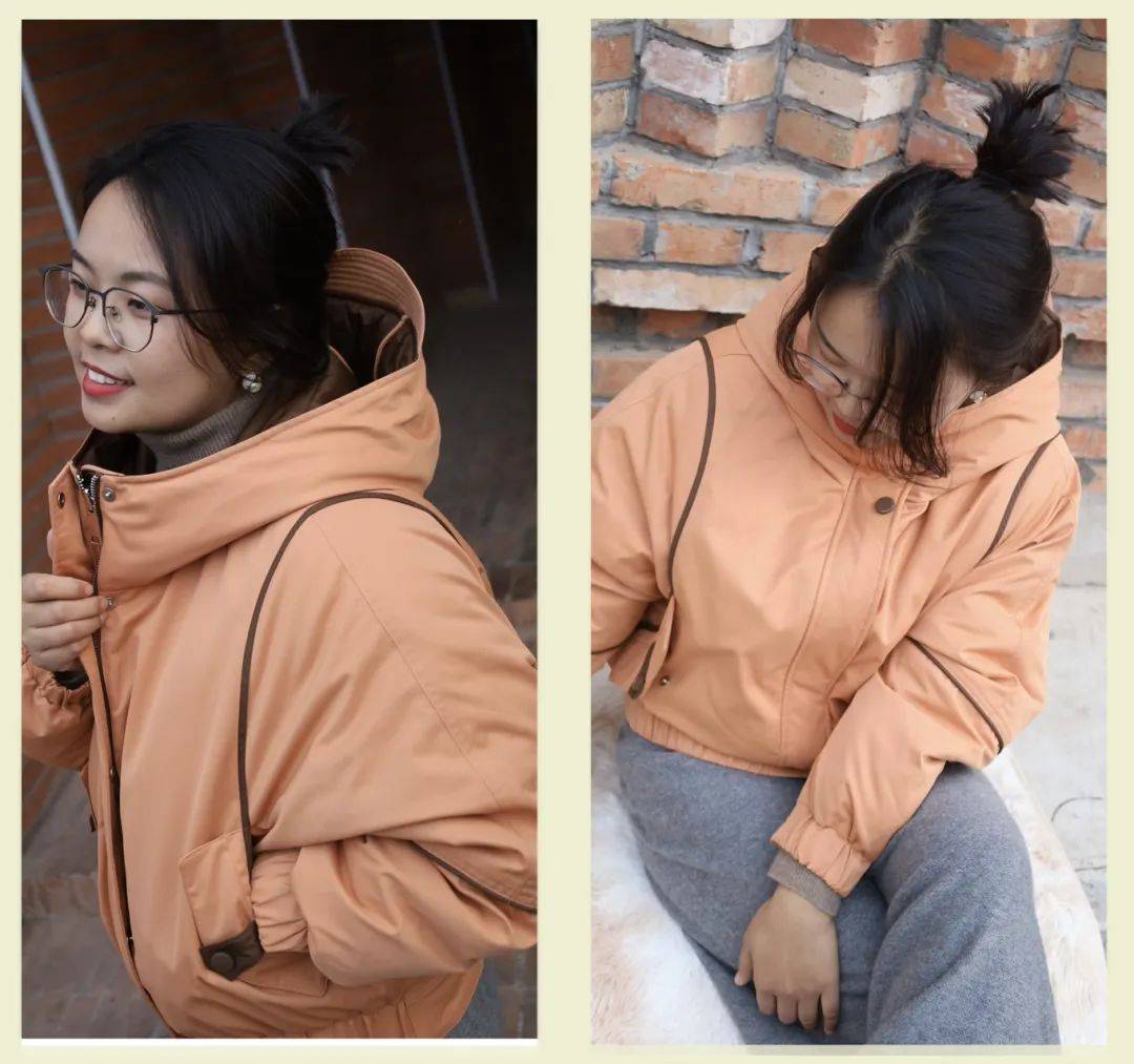 peach blossomred rose面料厚实但是垂坠感很好,穿上巨显瘦,整个人看