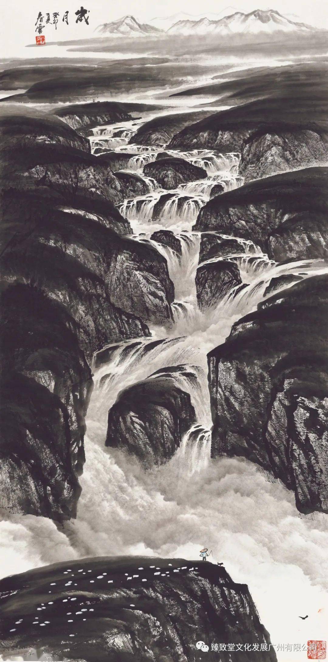 岁月 137x68cm 邱春霖初夏 137x69cm 何瑞文苍苍横翠微 136x68cm 汪岐