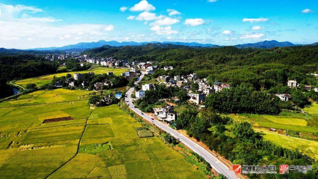 省道203线藤县至黎村公路玉林市容县自良镇路段.