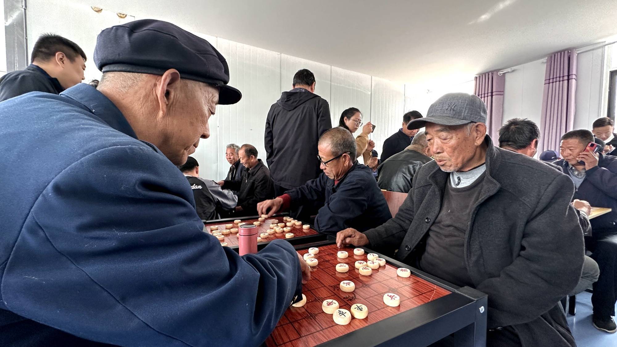 河北唐县:象棋比赛点亮农村老人生活