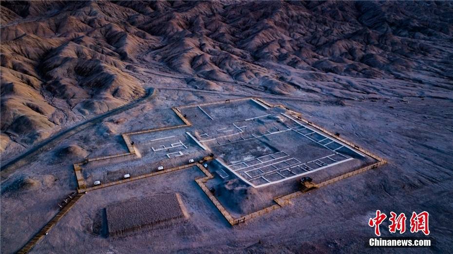 文明的坐标|"丝路驿站"悬泉置_遗址_cnsphoto_敦煌