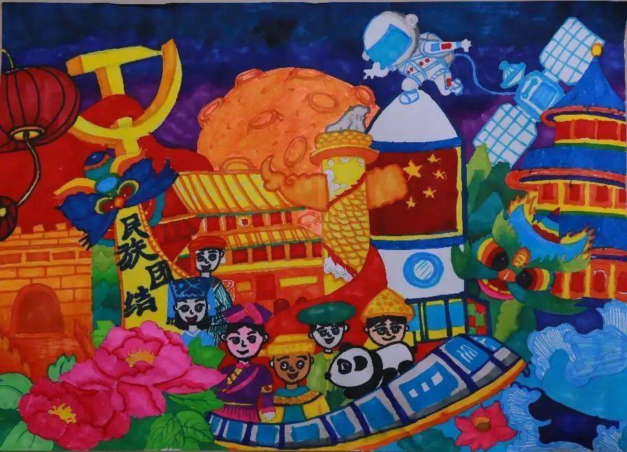 铸牢中华民族共同体意识"线上宣传教育作品展示活动_中小学_发展_文化